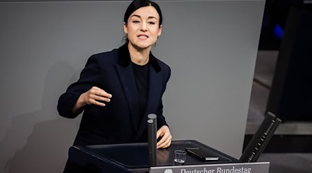 Member of the Bundestag Paula Piechotta from Leipzig is leading Saxony's Greens into the upcoming Bundestag election campaign / Photo: Christoph Soeder/dpa